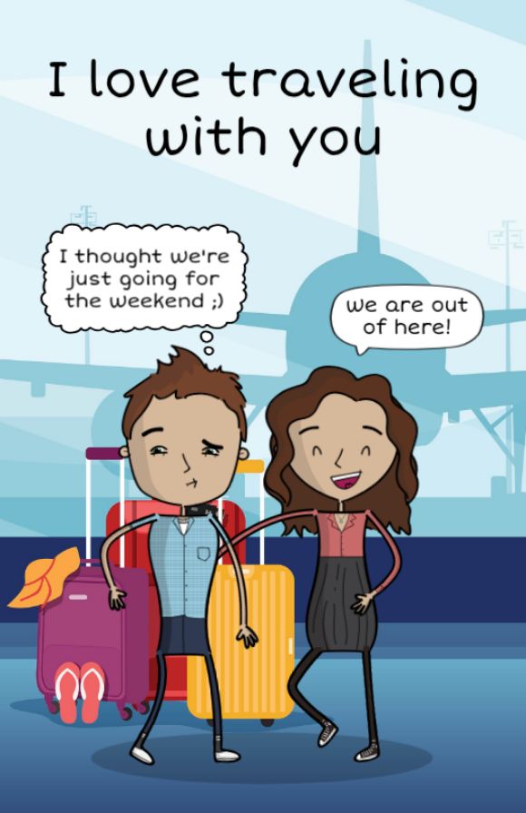 page: i love traveling with you